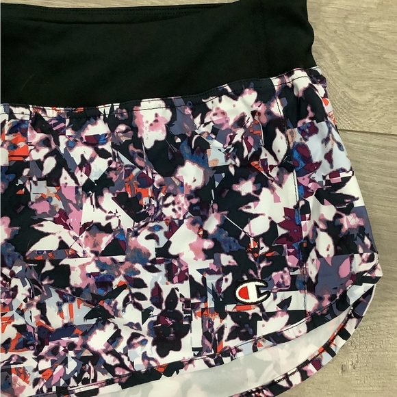 Women's Champion Medium 8 - 10 Shorts Sport Pattern Activewear Athletic Actively - Picture 6 of 12